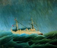 Henri Rousseau - The Storm Tossed Vessel
